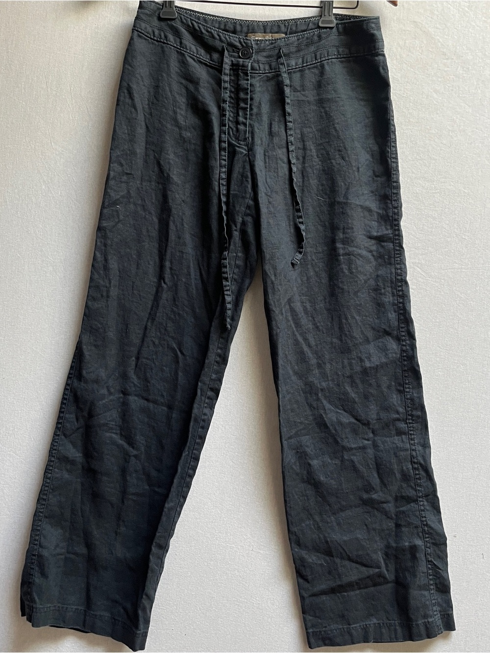 Tommy Bahama 100% Linen Two Palms Easy Wide Leg Drawstring Pants Size 0 / 28"